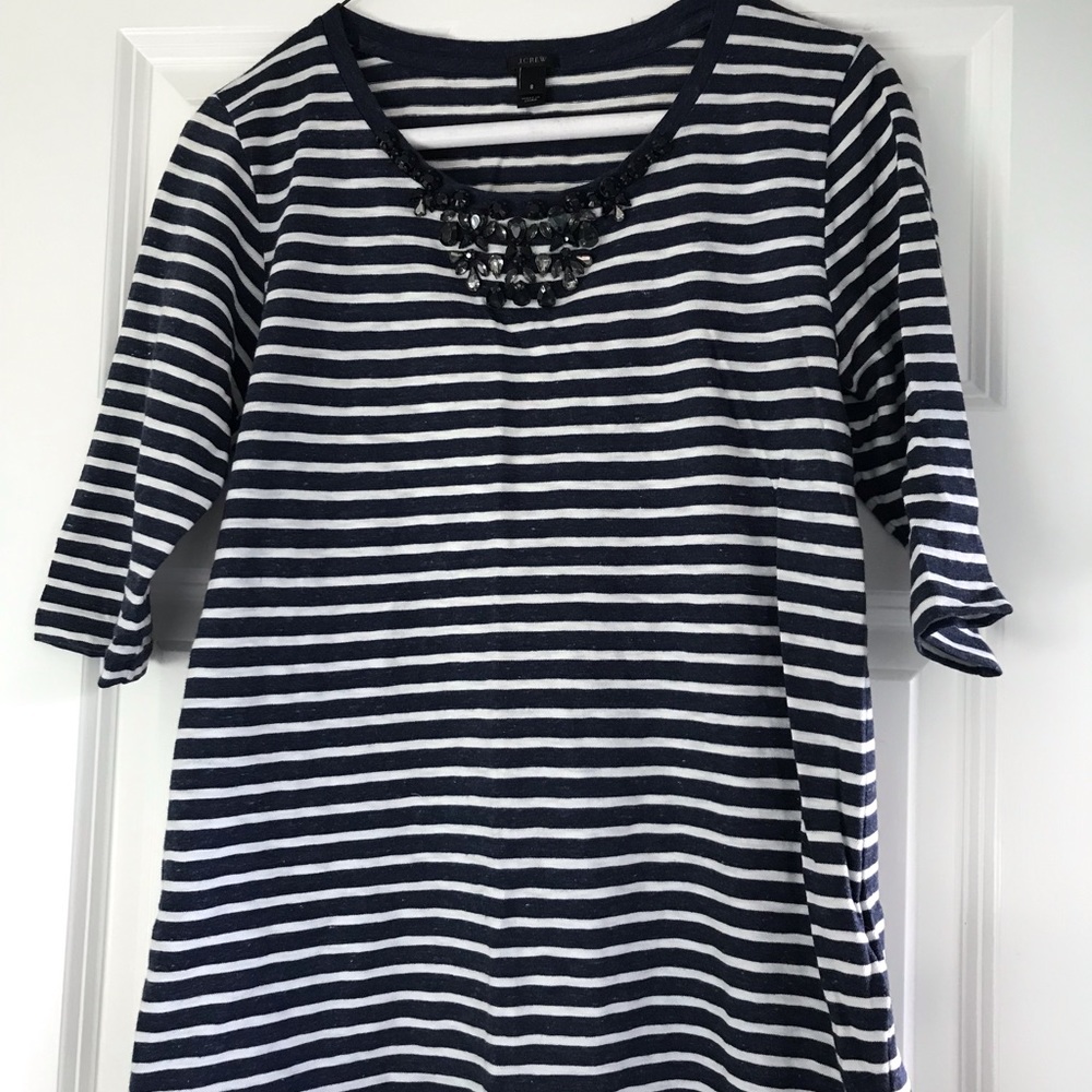 Sequined j crew top